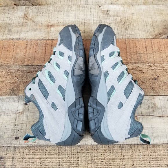 Merrell Moab 2 Women Sz 7 Waterproof Hiking Drizzle Mint J24462W Trail Shoes - Picture 6 of 9